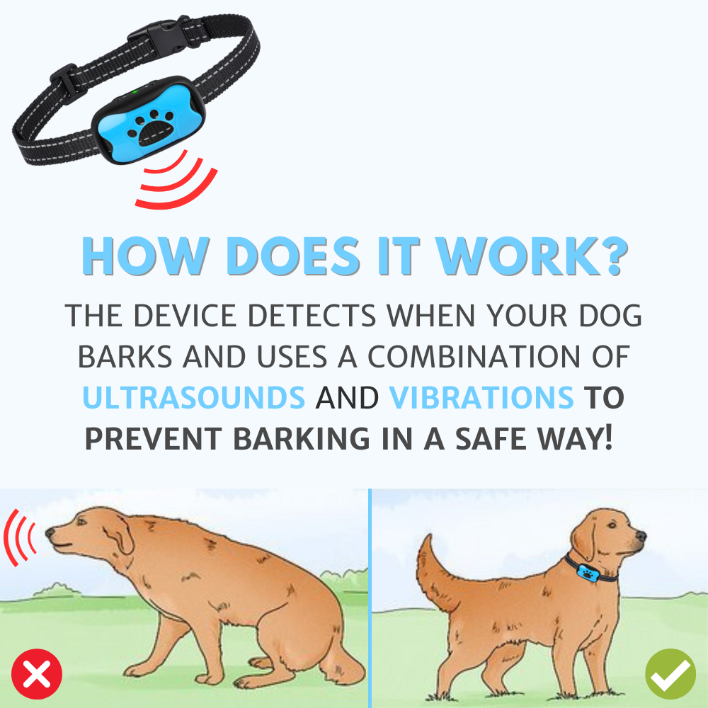 Pawly™ Ultrasonic Anti-Bark Collar